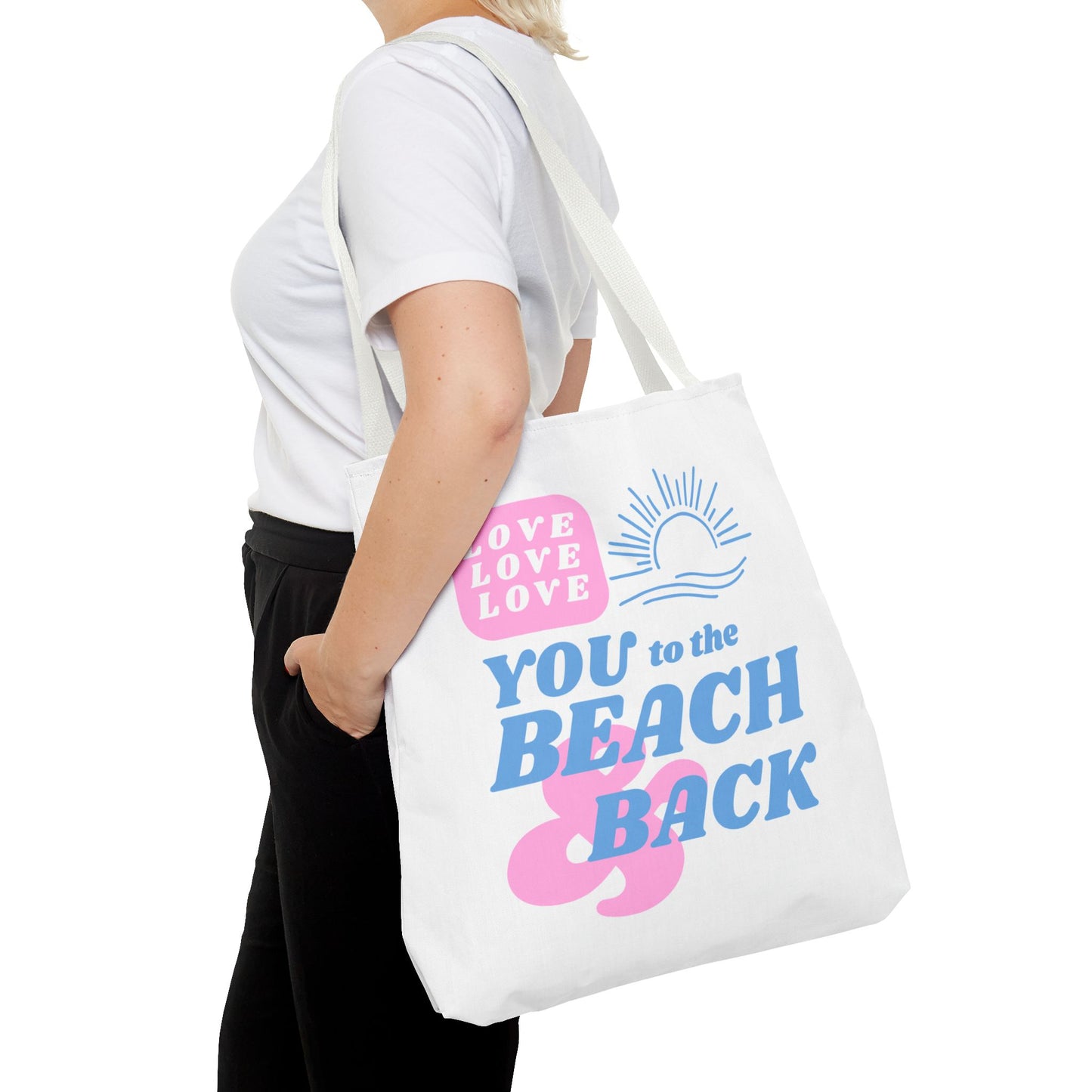 Love You To The Beach & Back Tote Bag